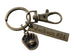 Baseball or Softball Keychain with Bronze Baseball Glove, Clasp & Custom Engraved Tag; Team Player or Coach Gift by JewelryEveryday