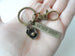 Baseball or Softball Keychain with Bronze Baseball Glove, Clasp & Custom Engraved Tag; Team Player or Coach Gift by JewelryEveryday