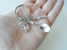 Spoon, Umbrella, & Overcoat Charm Keychain