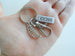 Trumpet Charm Keychain with Clasp and Custom Engraved Tag, Music Student, Teacher, or Musician Keychain by JewelryEveryday