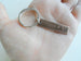 Custom Engraved Small Antiqued Bronze Tag Keychain, 8 Year Anniversary or 19 Year Anniversary Gift, Personalized Key Chain