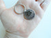 Custom Engraved Antiqued Bronze Disc & Paw Charm Keychain, Pet ID or Dog Memorial Keychain by Jewelry Everyday