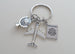 Airplane, Globe, and Passport Charm Keychain, Airport Staff Gift, Graduation Gift, Gift for Graduation, Graduate Gift, Going Away Gift by Jewelry Everyday