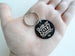 Class of 2027 Graduate Engraved Keychain on Black Anodized Aluminum Disc, For Graduation Gift