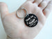 Teacher Appreciation Gift • Aluminum Disc Keychain Engraved with "Thank You for Being an Amazing Teacher" by JewelryEveryday