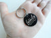 With Family - My Favorite Place to Be Engraved Aluminum Disc Keychain