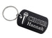 Choir Aluminum Tag Keychain with Engraved Microphone Image and Custom Engraved Name, For Student or Teacher Gift