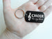 Choir Has My Heart Aluminum Tag Keychain with Engraved Treble Clef Image, For Student or Teacher Gift