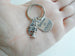 Trumpet Charm Keychain with Believe in Yourself Charm, Musician or Music Teacher Keychain by Jewelry Everyday