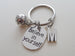 Believe in Yourself and Soccer Ball Keychain, Soccer Player Encouragement Gift by Jewelry Everyday