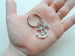 Anchor Keychain Set - You're The Anchor In My Life; Couples Keychains by Jewelry Everyday