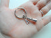 Lighthouse Keychain Set - Lost Without You; Couples Keychains, Letter Charm Option by Jewelry Everyday