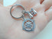 Binoculars and Compass Keychain - "Adventure Awaits You" by Jewelry Everyday