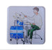 Art Work Magnet By Tessa of Drummer on a Drum Set