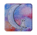 Art Work Magnet By Tessa of Cat Sitting on a Crescent Moon