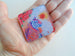 Art Work Magnet By Tessa of Red Tiger and Flowers