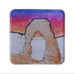 Art Work Magnet By Tessa of Delicate Arch with Sunset Sky