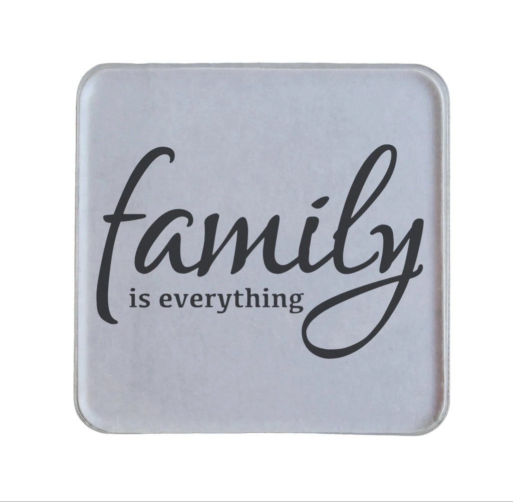 Family is Everything White Magnet, Saying Magnet