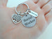 Social Worker Gift Keychain with Heart Tree Charm, Community Advocate Keychain, Thank you Gift