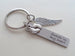 Baby Memorial Keychain - Engraved "Forever in my Heart" with Baby Feet Chartwelry Everyday by Jewelry Everyday