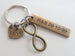"My Love" Bronze Infinity Symbol Keychain - You and Me for Infinity; Couples Keychain by Jewelry Everyday