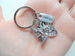 Heart & Microscope Medical Charm Keychain, Doctor Office Gift, Hospital Staff Gift, Thank you Gift by Jewelry Everyday