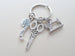 Sewing Machine, Scissors & Measuring Tape Keychain Gift - Thanks for Teaching Me Sew Much by Jewelry Everyday