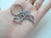 Sewing Machine, Scissors & Measuring Tape Keychain Gift - Thanks for Teaching Me Sew Much by Jewelry Everyday