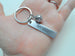 Soccer Ball Keychian and Steel Tag Engraved with "My MVP", Soccer Keychain Gift by Jewelry Everyday
