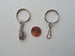 Toggle Fish and Hook Keychain Set - A Great Catch, I'm Hooked on You; Couples Keychain Set by Jewelry Everyday