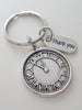 Volunteer Appreciation Gift - "Thank You" Tag & Silver Clock Charm Keychain with "Thanks for giving us your time!" Card by Jewelry Everyday