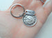 Volunteer Appreciation Gift - "Thank You" Tag & Silver Clock Charm Keychain with "Thanks for giving us your time!" Card by Jewelry Everyday