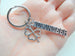 Volunteer Appreciation Gift - "VOLUNTEER" Tag & Silver Clover Charm Keychain with "Lucky to have you in our community" Card by Jewelry Everyday