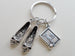 Woman's Teacher Shoes Charm Keychain, #1 Teacher Keychain - No One Could Fill Your Shoes by Jewelry Everyday