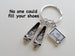 Woman's Teacher Shoes Charm Keychain, #1 Teacher Keychain - No One Could Fill Your Shoes by Jewelry Everyday