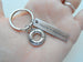 Volunteer Appreciation Gift - Lifesaver Charm & Steel Tag with Inscription "You're a lifesaver!" Keychain by Jewelry Everyday