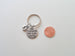 Your First Breath Took Mine Away Keychain, New Baby Keychain; Mother's Keychain, Father's Keychain by Jewelry Everyday