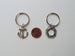 Anchor & Lifesaver Ring Keychain Set - You Be My Anchor and I'll Keep You Afloat; Couples Keychain Set by Jewelry Everyday