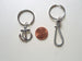 Anchor & Metal Rope Keychain Set - You're The Anchor I Tie Onto; Couples Keychain Set by Jewelry Everyday