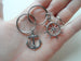 Anchor & Ships Helm Keychain Set- You Be My Anchor And I'll Steery You Straight; Couples Keychain Set by Jewelry Everyday