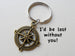 8 Year Anniversary Gift - Bronze Open Metal Compass Keychain - I'd Be Lost Without You by Jewelry Everyday