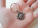 Compass Necklace & Compass Keychain Set - I'd Be Lost Without You; Couples Keychain