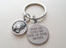 When God Closes One Door He Opens Another Keychain with Praying Hands Charm, Religious Keychain by Jewelry Everyday