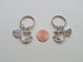 Dad and Mom Anchor Keychain Set- You're the Anchor in My Life; Father's Gift, Mother's Gift by Jewelry Everyday