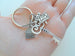 Sold House & Key Charm Keychain, Realtor Keychain, First Home Gift Keychain, New Home Keychain Gift by Jewelry Everyday