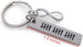 Small Stainless Steel Tag Keychain Engraved with 15 Tally Marks with Infinity Charm, Gift for Couples 15 Year Anniversary