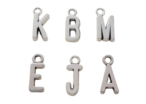 1 Add On Letter Charm to Personalized a Keychain, Select the Letter by Jewelry Everyday