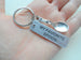 "My Favorite Spoon" Engraved Aluminum Keychain with Spoon Charm, Anniversary Gift by Jewelry Everyday