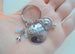 Oh, The Places You'll Go Disc Charm with Airplane & Globe Charm, Graduate Keychain by Jewelry Everyday
