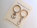 Anchor & Sailor's Knot Keychain Set - You're The Anchor I Tie Onto; Couples Keychain Set by Jewelry Everyday
